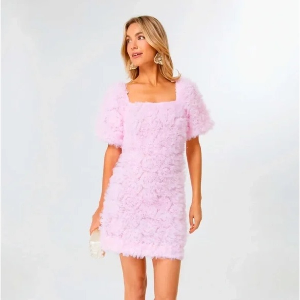 Tuckernuck Hyacinth House Pink Textured Cora Mini Dress